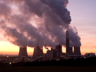 Coal fuelled power station 